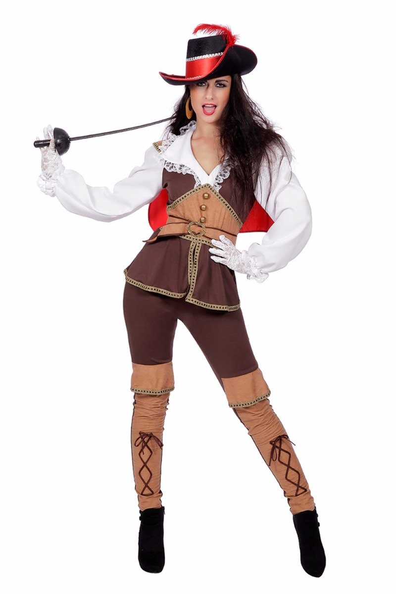 Gelaarsde musketiers kostuum dames | Fop Feestwinkel