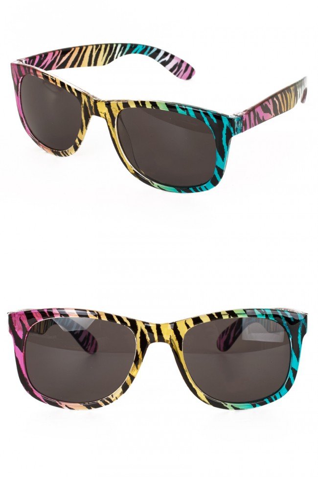 Tijgerprint zonnebril | Fop & Feestwinkel